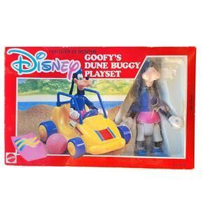 Vintage Mattel Arco Disney Goofy's Dune Buggy Playset